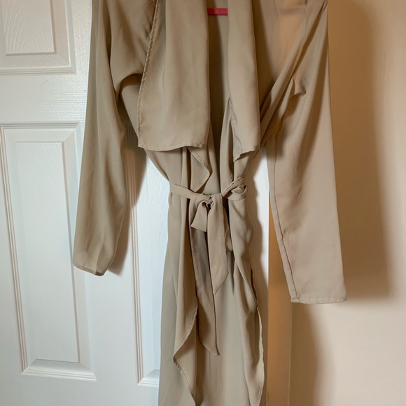 Long sheer cardigan jacket - Picture 2 of 3